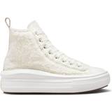 Fårskinn Sneakers Converse Chuck Taylor All Star Move High Perfect Is Not Perfect W - Egret/Dusk Pink/Vintage White