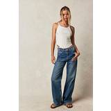 Free People Jeans Free People Tinsley Baggy High-Rise Jeans by We The at, Hazey Blue