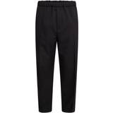 Jil Sander Byxor & Shorts Jil Sander Men's Cropped Cotton Trousers Black