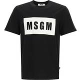 MSGM Dam Kläder MSGM Black Box T-Shirt BLACK