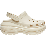 Beige Utetofflor Crocs Mega Crush Clog - Bone