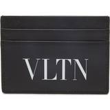 Valentino Korthållare Valentino Men's VLTN Logo Card Holder Black/White