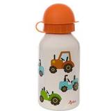 Sigikid Vattenflaskor Sigikid 25238 rostfritt stål drickflaska traktor barnflaska flickor och pojkar tillbehör rekommenderas från 3 år beige/orange 350 ml