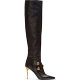 Balmain Kängor & Boots Balmain leather knee-high boots women Lambskin 0PA
