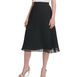 DKNY Dam Kjolar DKNY Pull On Pleated Maxi Skirt - Black