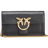 Väskor Pinko Love One Wallet Jewelled Leather Bag