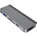 Blåa Datortillbehör Hyper 6-in-1 USB-C