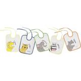 Playshoes Haklappar Playshoes Binding Bibs 5-pack Zoo Animals White