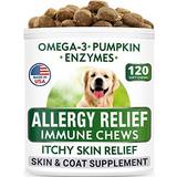 Omega Husdjur Omega BARK&SPARK Allergy Relief Dog Treats 3 Pumpkin Skin Relief