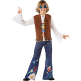70-tal - Multifärgad Maskeradkläder Th3 Party Hippie Costume for Children