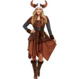Damer - Vikingar Dräkter & Kläder Smiffys Viking Barbarian Queen Costume