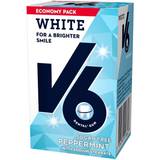 Sockerfritt Tuggummi V6 White Peppermint 72g 50st