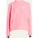 Moncler Polyester - S Överdelar Moncler Grenoble Pink Mountain Sweatshirt