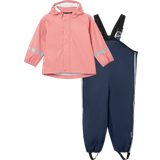 9-12M - Softshelljackor Ytterkläder Reima Toddler's Rain Set Tihku - Rose Blush (5100021A-1120)