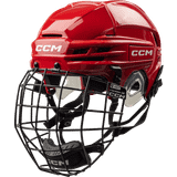CCM Ishockeyhjälmar CCM Hockeyhjälm Tacks 720 Combo Red