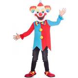 Blå - Clowner Dräkter & Kläder Amscan 9907115 – barnens kostym clown, långärmad skjorta, huvudbonad, roligare, temafest, karneval, halloween