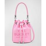 Rosa Bucketväskor Marc Jacobs Pink 'The Leather Mini Bucket' Bag 691 Fluro Candy UNI
