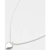Halsband Simply Silver Sterling 925 Polished Heart Necklace