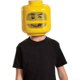 Gul Masker Disguise Lego Face Change Kid's Mask Black/Yellow