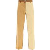 Marni Herr Byxor & Shorts Marni x Carhartt colour-block panelled trousers men Cotton Neutrals