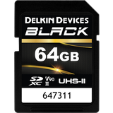 Delkin Minneskort & USB-minnen Delkin SD BLACK Rugged UHS-II V90 R300/W250 64GB new