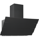 80cm - Filterindikator - Vägghängda köksfläktar Silverline SM3370-80SR 80cm, Svart