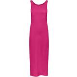 Långa klänningar - Rosa Pieces Luna Sl Maxi Dress - Beetroot Purple