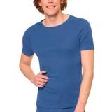 Sloggi Blåa Överdelar Sloggi Men's Free Evolve O-Neck T-shirt - Blue