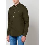 FARAH Oxfordskjortor Kläder FARAH Bryggerskjorta för män, Vintergrön