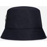 Dolce & Gabbana Herr Hattar Dolce & Gabbana Nylon bucket hat with branded plate