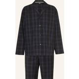 Hugo Boss Herr Sovplagg HUGO BOSS BLACK Urban Checked Pyjama Set Blue Multi