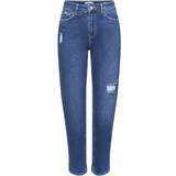 EDC by Esprit Dam Byxor & Shorts EDC by Esprit Dam 122CC1B304 jeans, 901/BLUE Dark WASH