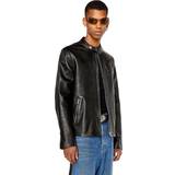 Diesel Ytterkläder Diesel Black L-Metalo Leather Jacket 9XX IT