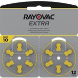 Hörapparatsbatterier 10 Rayovac Extra Advanced 10 12-pack