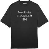 Acne Studios Överdelar Acne Studios Logo T-shirt - Faded Black