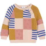 Rosa Stickade tröjor Barnkläder Hust & Claire Bebis Peach Nadiina Stickat Sweater-86