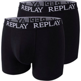 Replay Herr Underkläder Replay Basic Boxer Briefs 2-pack - Black