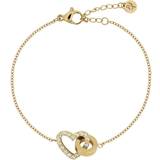 Ringörhängen Armband Edblad Eternal Heart Bracelet - Gold/Transparent