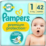 Pampers 5 Pampers Premium Protection Baby Diapers Size 1 2-5kg 84pcs