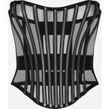 Skinn Underkläder Dolce & Gabbana Tulle corset belt with boning