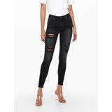 Only Jeans Skinny Fit 7/8 ONLBLUSH schwarz XL/L32