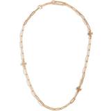 Tory Burch Halsband Tory Burch Good Luck Chain Necklace GOLD