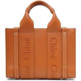 Chloé Womens Caramel Woody Mini Leather Cross-body bag