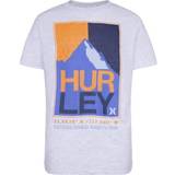 Hurley Boy's Peak Stack Short Sleeve Tee Gray