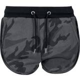 Dam - Kamouflage Shorts Urban Classics Hotpants - Dark Camo/Black