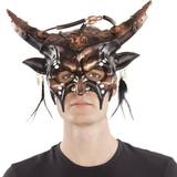 Multifärgad Heltäckande masker Viving Costumes Mask Steampunk Horn