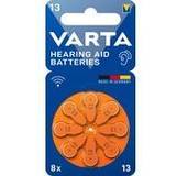 Batterier & Laddbart Varta HAB 13 hörapparatsbatteri 1,4 V, 8-pack