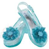Blå Maskerad Skor Disguise Girls Frozen Elsa's Shoes