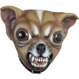 Ghoulish Productions Maskerad Heltäckande masker Ghoulish Productions Chihuahua Mask Dog Brown/Beige