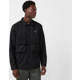 Fred Perry Jackor Fred Perry Utility Overshirt, Black